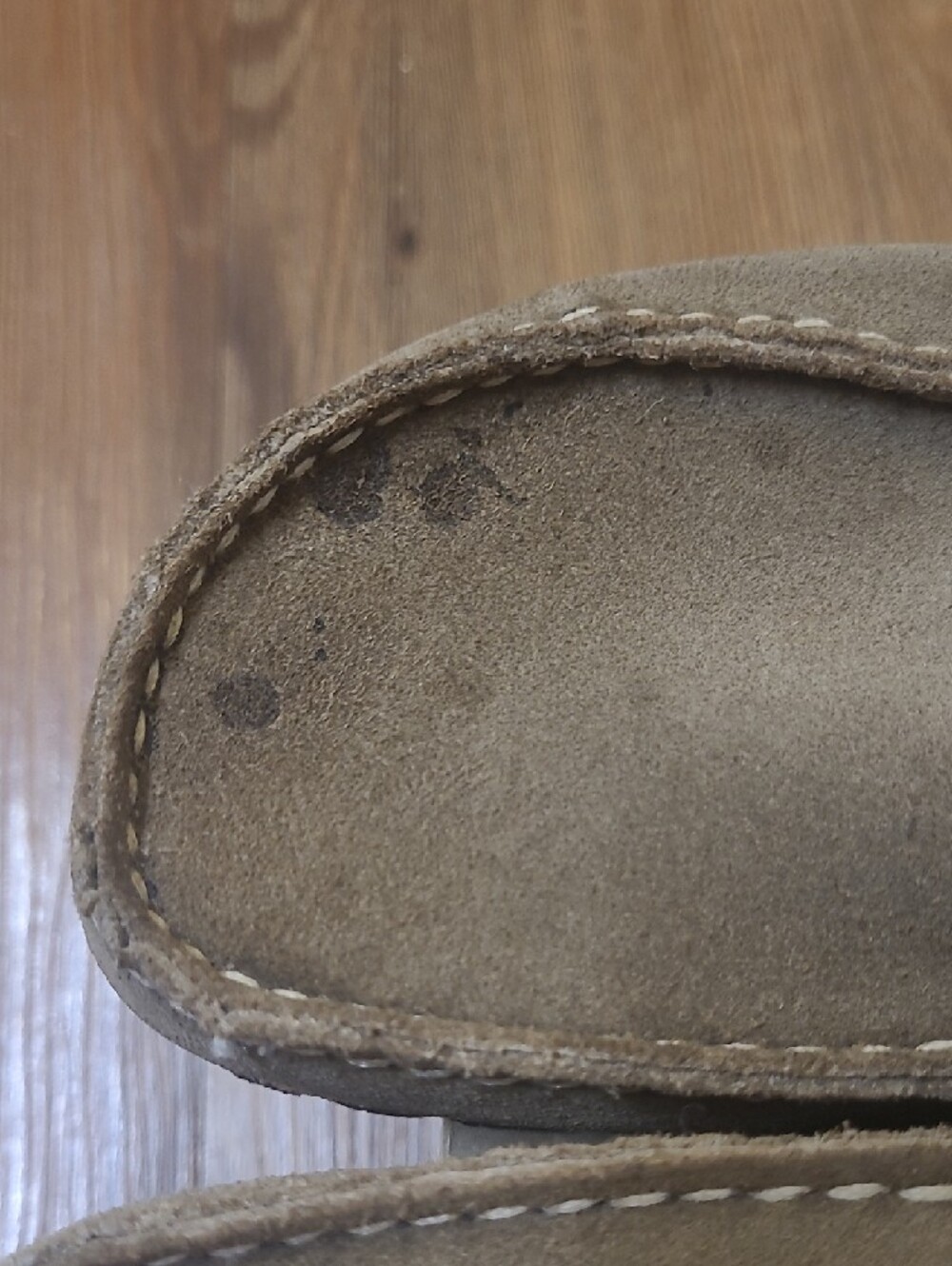 Birkenstock women's Suede Slip-On Loafers in Taupe - Picture 6 of 15